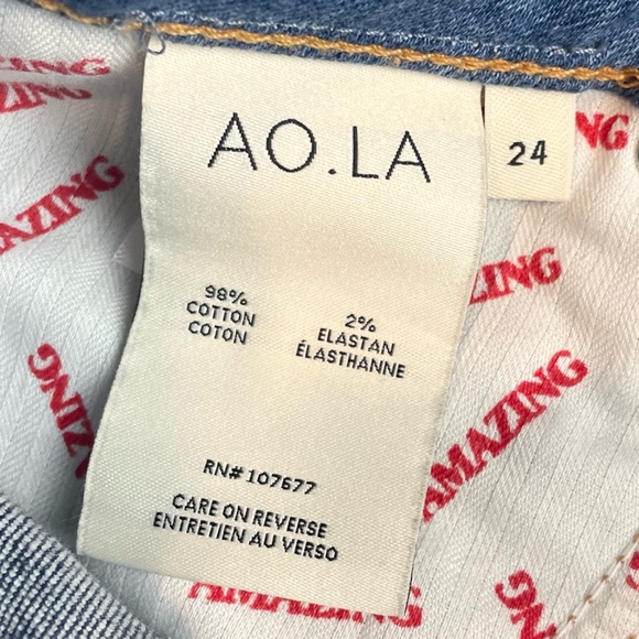 ALICE + OLIVIA • AO LA Blue Denim Patchwork A-Line Mini Skirt, XS - Picture 8 of 16